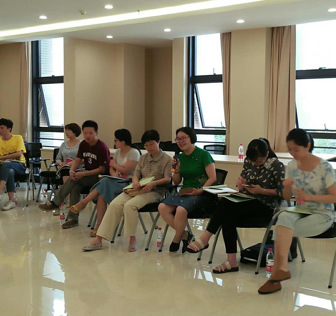 付钰洁老师进行课程教学反思